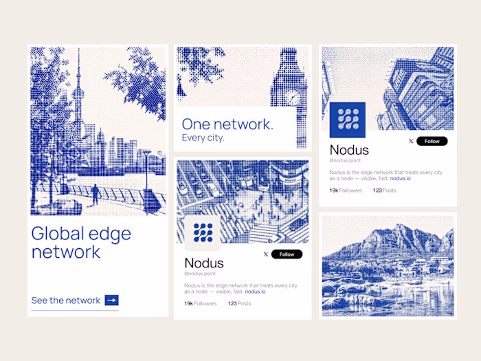 Nodus — Brand System and Framer Dev for a Global Edge Network