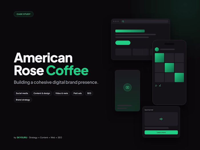 American Rose Coffee: One Brand Voice Across Every Channel