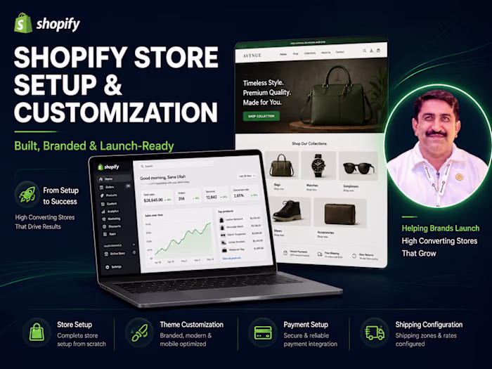 Shopify Store Setup & Customization 