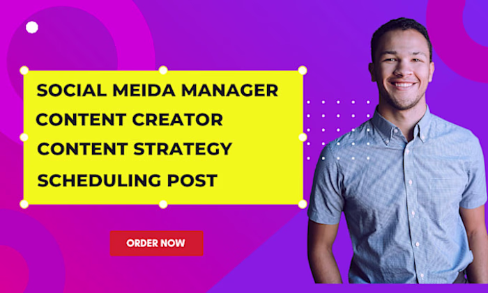 I will be your social media manager using simplified, heyorca