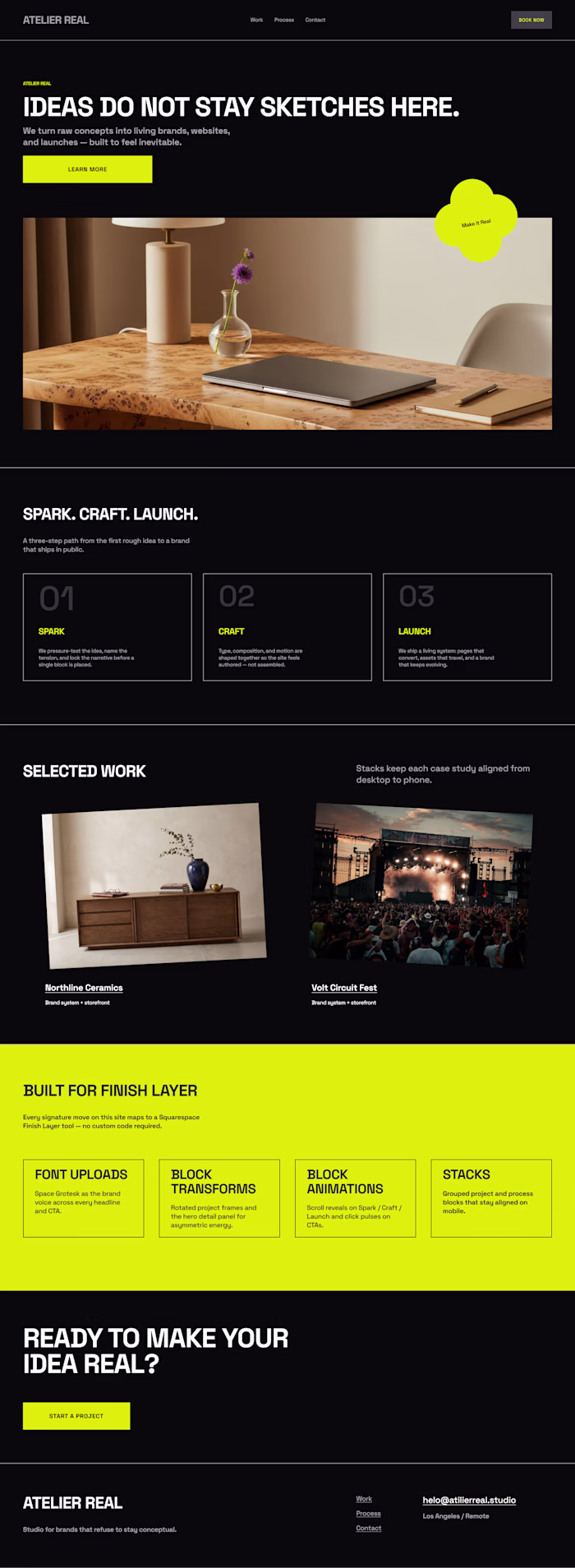 Built Atelier Real for the