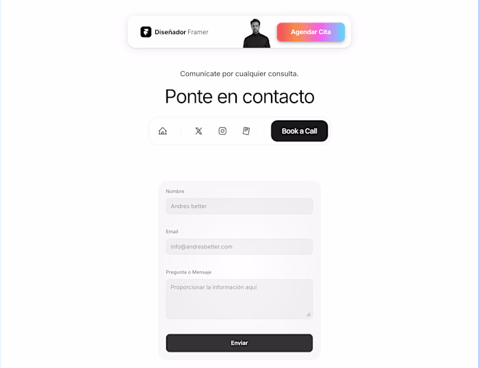 Sitio Web en Framer - Landing Page 