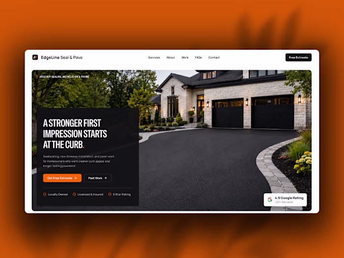 Home Service Website Design