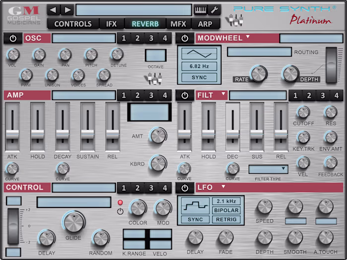 VST Plugin Music App Design
