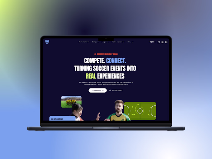 Futbol828 — Community Soccer Platform Built in Framer