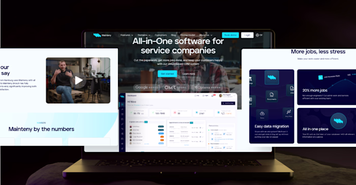 UI/UX Design for Mainteny's SaaS Platform