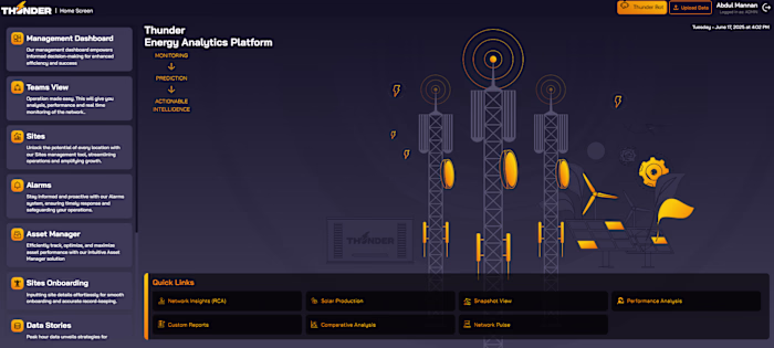 Thunder – Energy Management Insights Platform