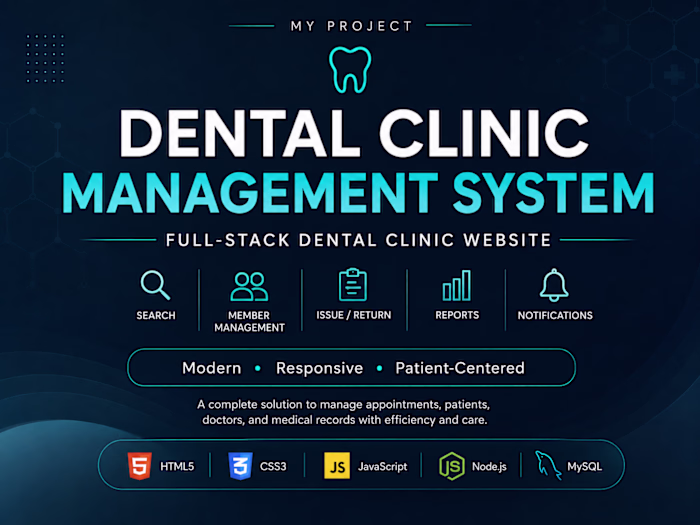 Dental clinic management system for