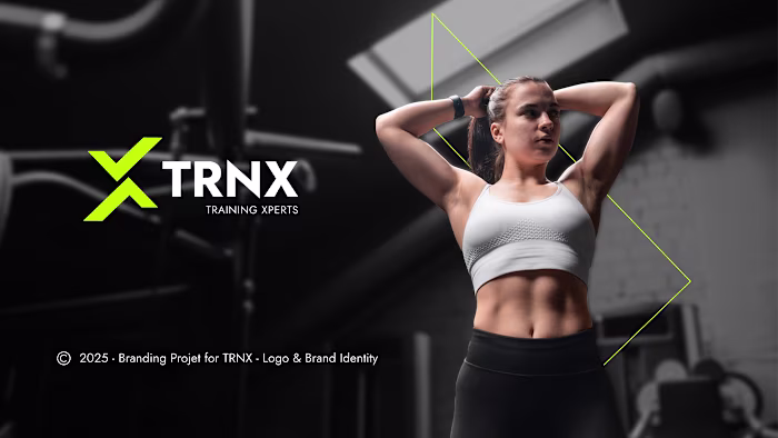 TRNX – Branding for a Modern Fitness Trainer Team