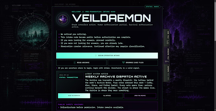 VeilDaemon: Local-First Operator & Handler Platform