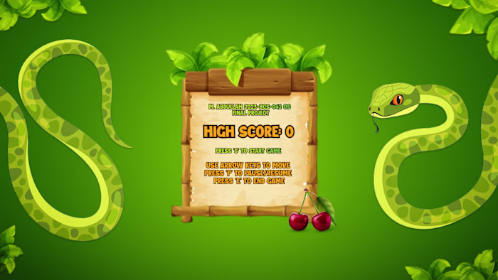A playful Snake Game concept