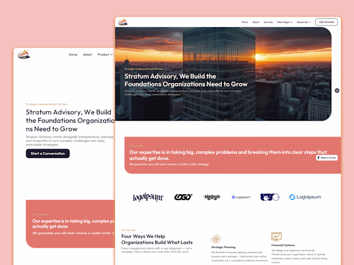 Designing a Trustworthy Digital Presence for Stratum Advisory
