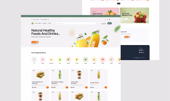 Vita Fruity Ecommerce Website Design