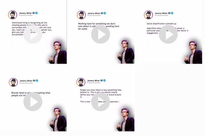 Video Quotes for Jeremy Miller