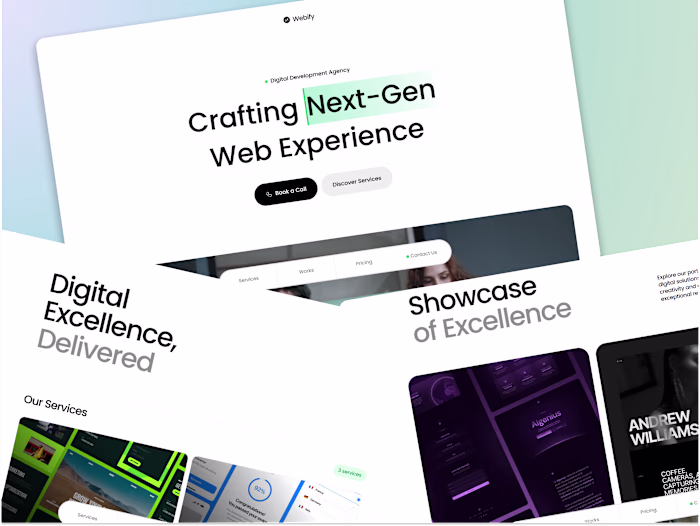 Landing Page Development for Webify
