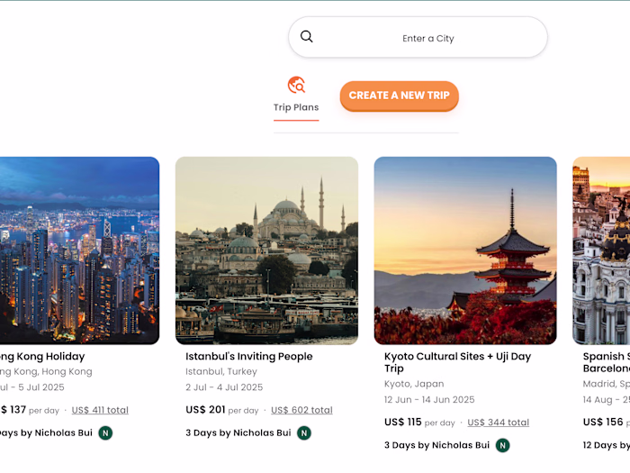 Title: VizualTravel — a platform