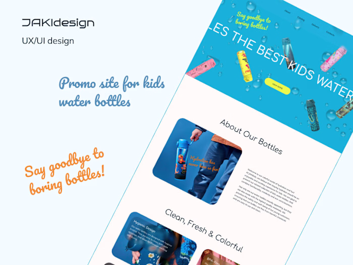 Promo site design