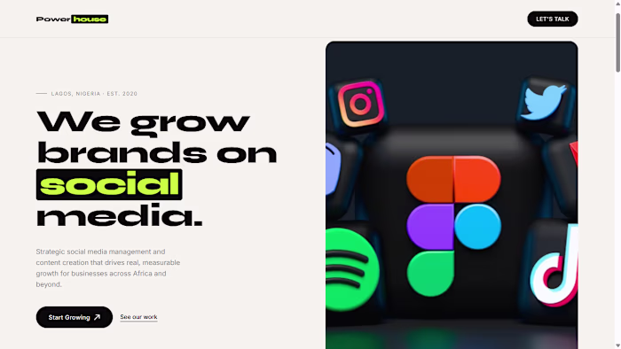 A bold social media management and