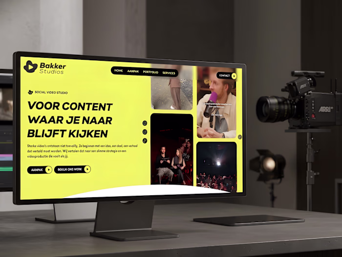 Bakker Studios Website Development