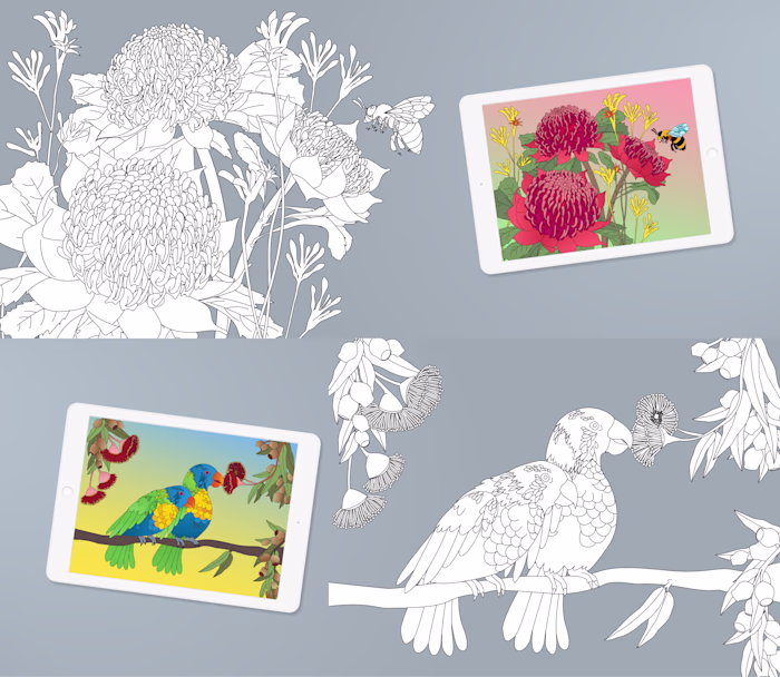 Swinburne Coloring Book App: Accessible