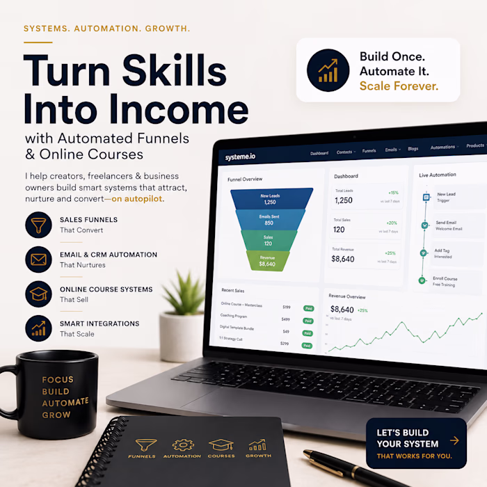 I help creators, freelancers, and