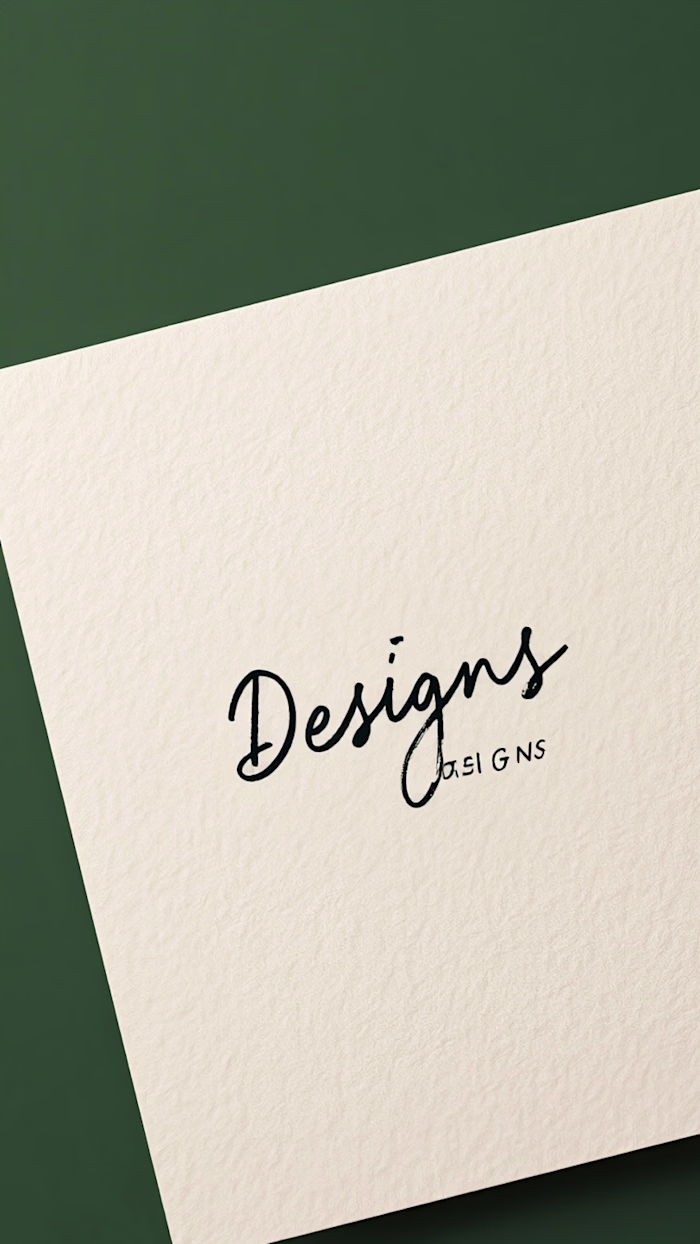 Authentic signature logo design;
Design this