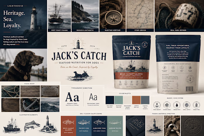 Jack's Catch — Brand Identity & Packaging