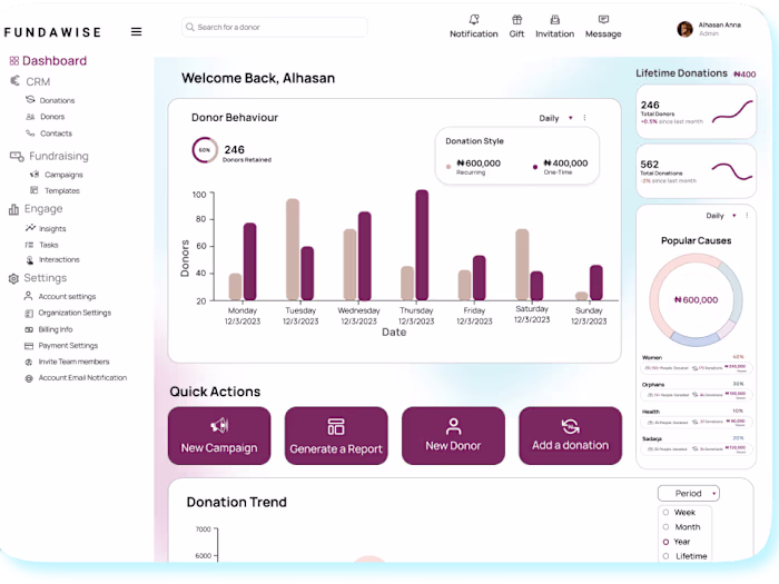 Bubble io (CRM App) | Building Connections for a Better Future