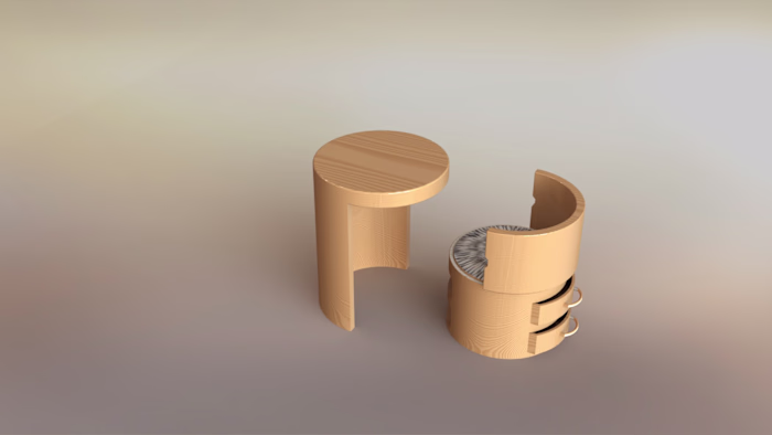 wooden table 