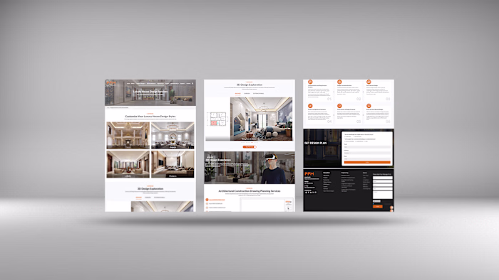 PFM Luxury House Design Website