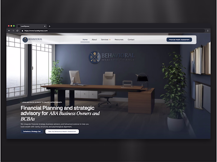 Financial Advisor WordPress Design &