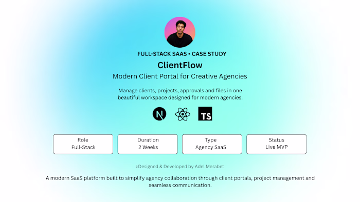 ClientFlow — Modern Client Portal