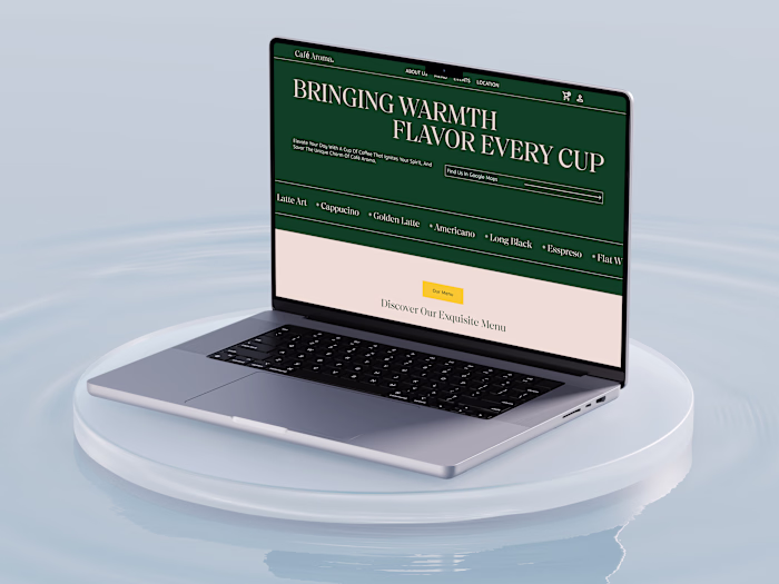 landing Page Café Aroma