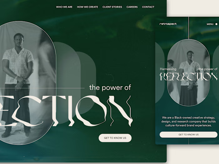 UI Design for Retrospect Studios