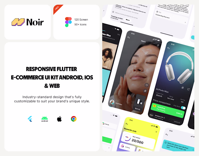 Noir- Flutter E Commerce App UIKIT