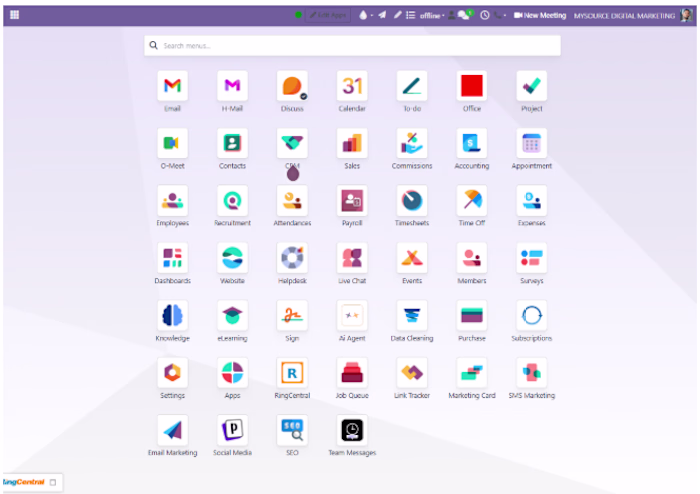 END TO END ODOO WORKSPACE