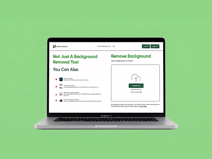 Retouched.ai - Web App Redesign