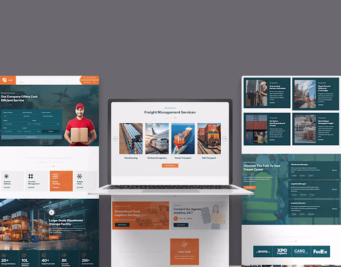 Logistics Website for B2B Logi - USA