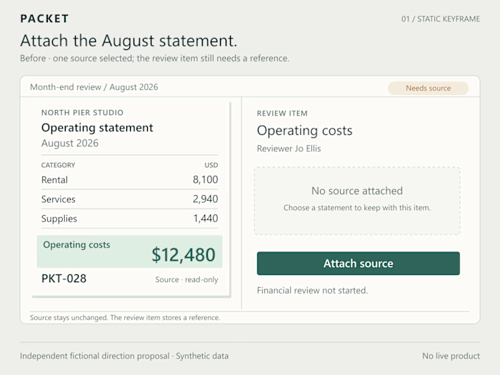 PACKET — Product Motion Storyboard