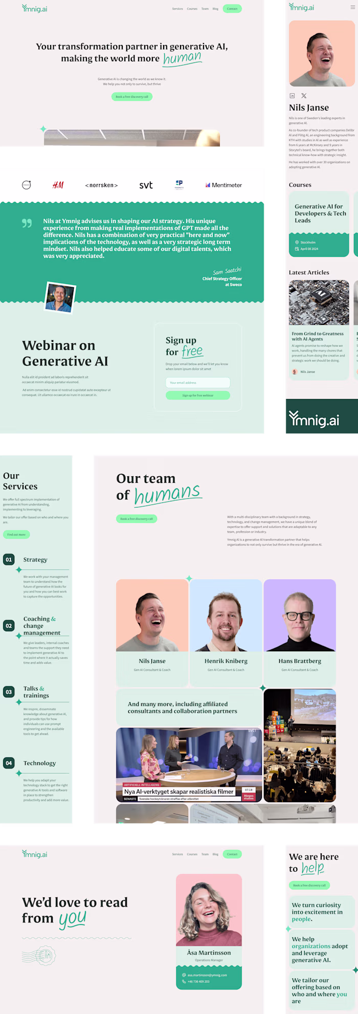 Web Design for Generative Ai Solutions