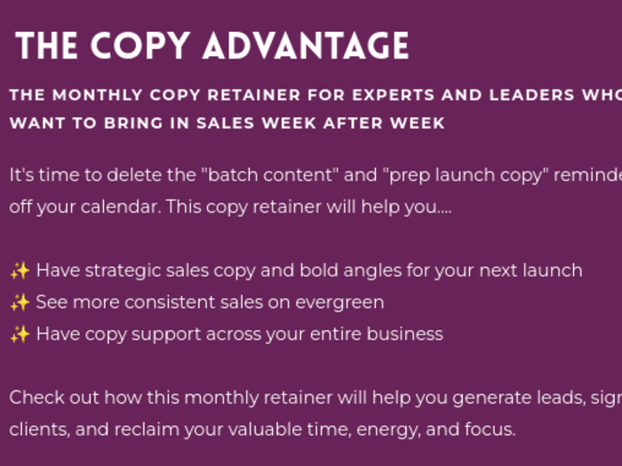Copywriting Assistant - The Copy Advantage