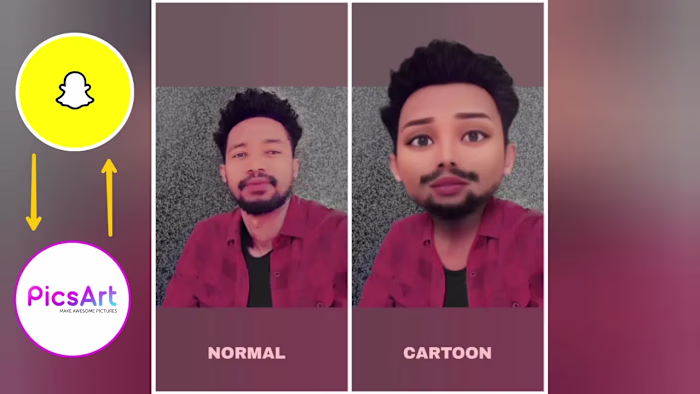 How to change your normal face to cartoon face