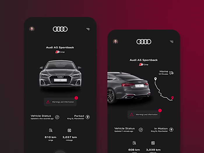 
myAudi App Redesign Concept