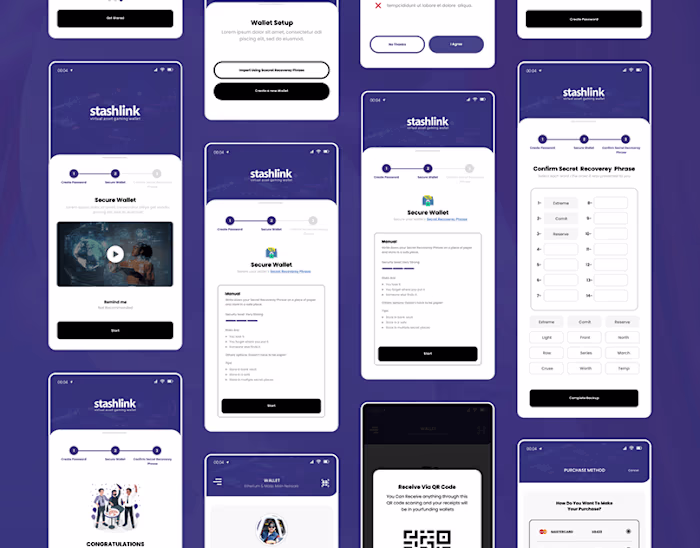 Wallet App Design
