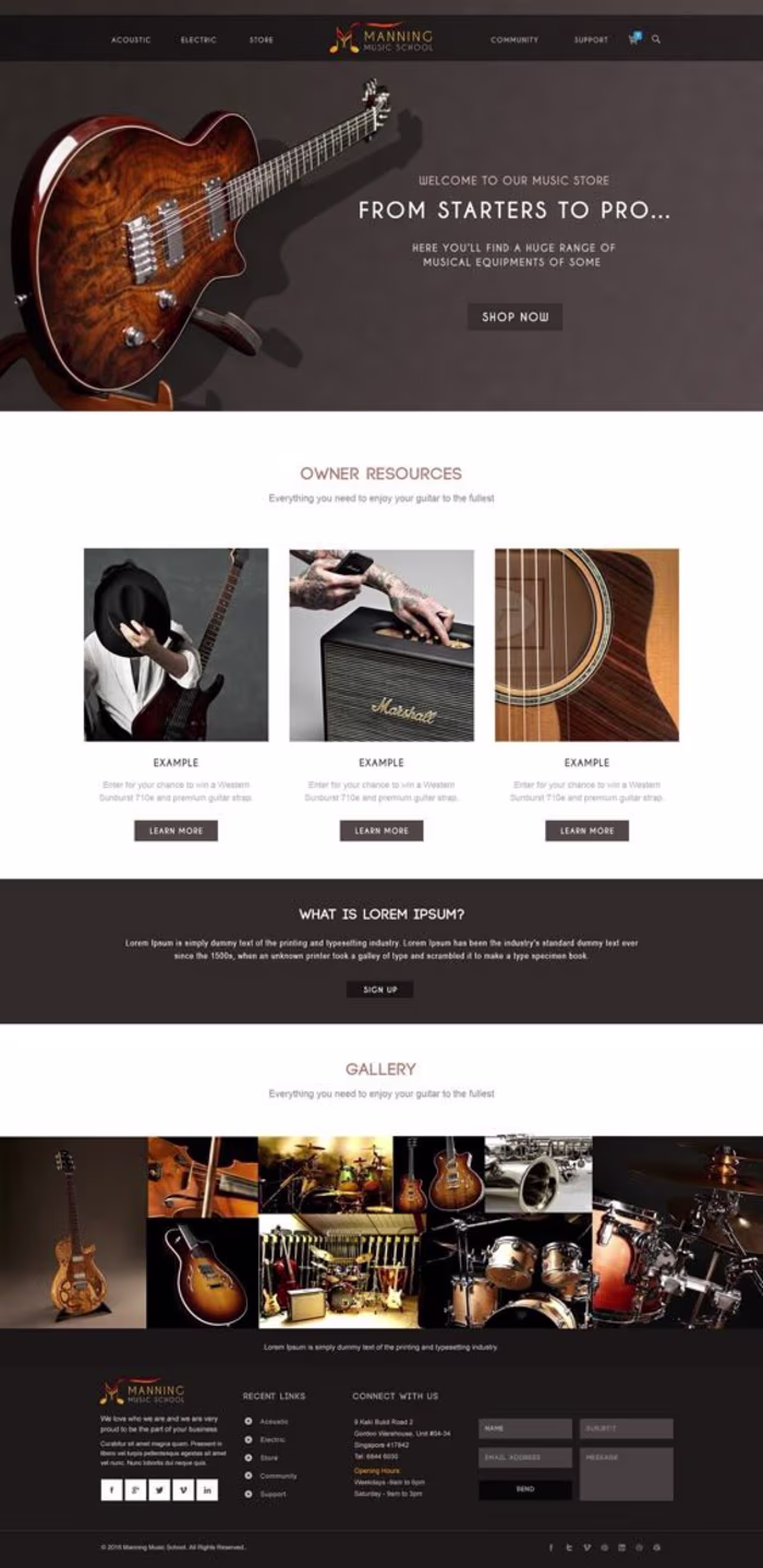 Manning Music School - Jayaraj