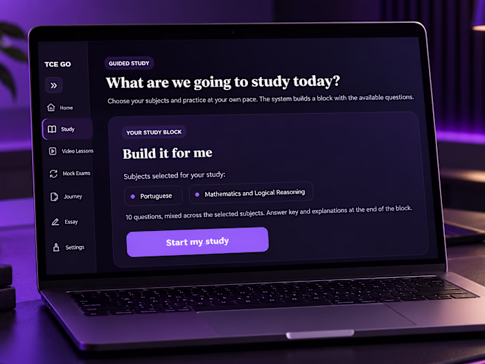 TCE Go — Personalized Study Platform
