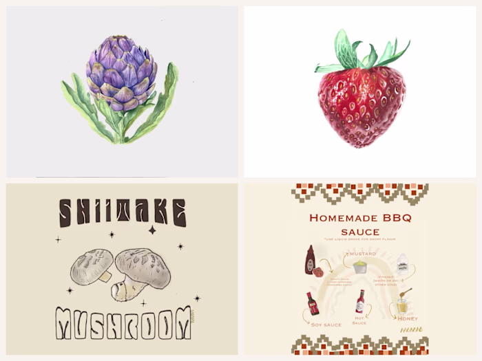 Food and ingredient illustration