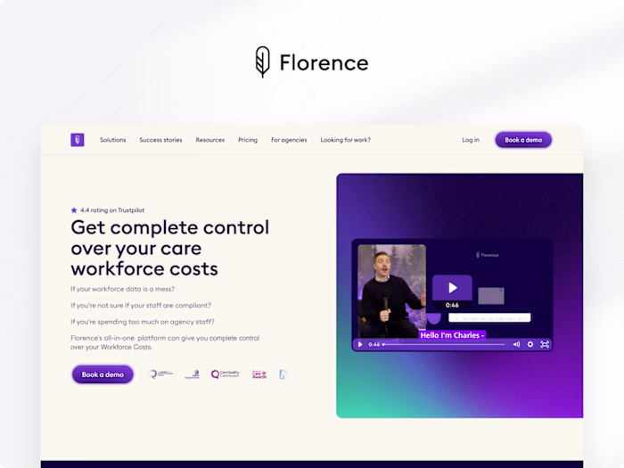 Florence UK · website design & development in Framer