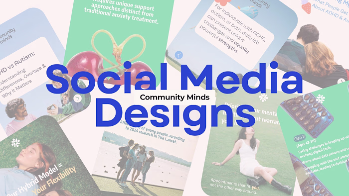Community Minds Social Media Posts Design