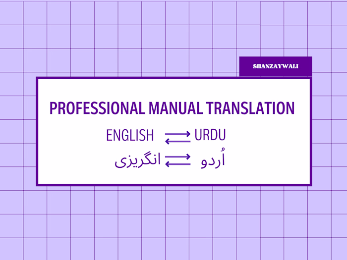 Get your English content translated to Urdu and vice versa